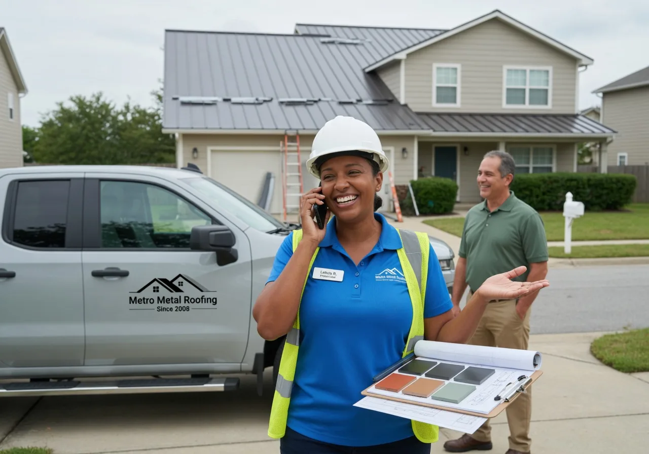 Storm Damage Metal Roof Repair in Dorchester, IA
